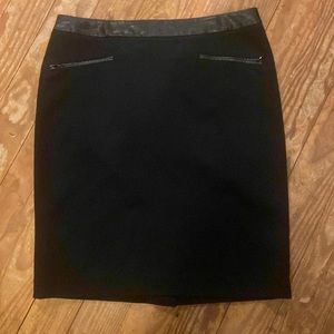 Talbots Classy Just above knee length black skirt Holidays? Concerts?